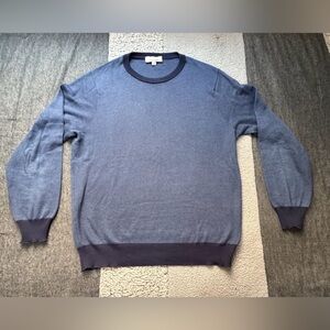 Canali Men's Blue Crewneck Sweater